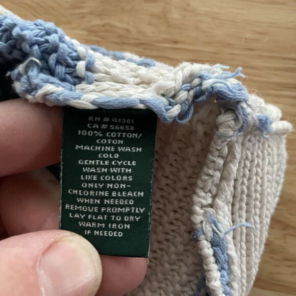 Lauren Ralph Lauren Sweater Classic Nautical Striped Knit Pullover Womens Large - Picture 6 of 7